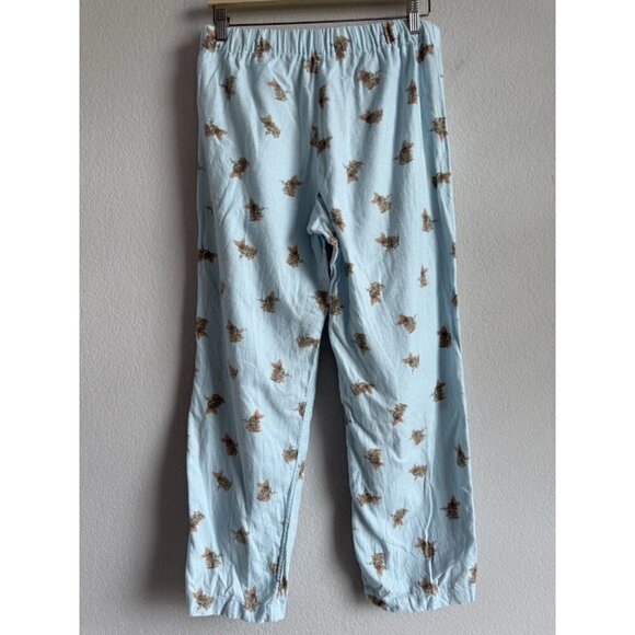 J.Crew Women’s Christmas‎ Holiday Dog Print Waist Tie Pajamas Pants Size Small - Picture 2 of 9